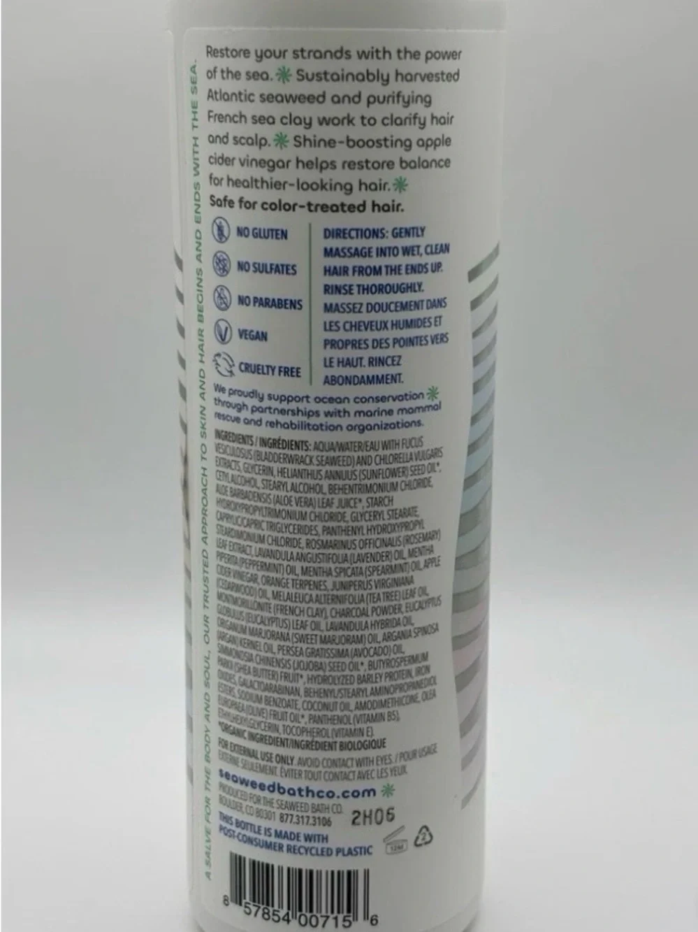 Detox Conditioner - White (Rosemary Mint)